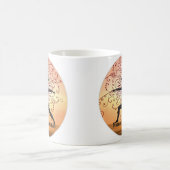 ウィッチヨガナマステ面白いハロウィンコーヒーティーマグカップ コーヒーマグカップ (中央)