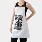 ウィッチライディングオートバイハロウィーン エプロン (インサイチュ)