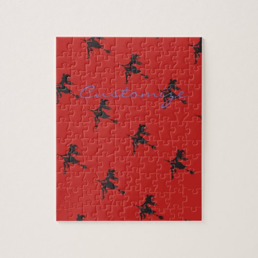 ウィッチライディングブロムハロウィンサンダー_コーブ ジグソーパズル (縦)