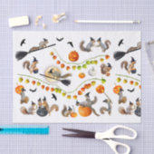 ウィッチリスハロウィーンティッシュペーパー 薄葉紙 (クラフト)