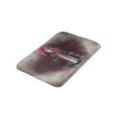 ウィッチリー | ダーク邪悪なゴシック様式の影を持つ赤い魔女 バスマット (アングル)