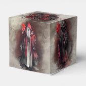 ウィッチリー | ダーク邪悪なゴシック様式の影を持つ赤い魔女 フェイバーボックス (裏面サイド)