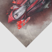 ウィッチリー | ダーク邪悪なゴシック様式の影を持つ赤い魔女 薄葉紙 (詳細)