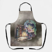 ウィッチリー | パステルスペルブックトームズアンドクリスタルボール エプロン (正面)