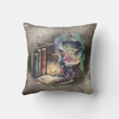 ウィッチリー | パステルスペルブックトームズアンドクリスタルボール クッション (裏面)