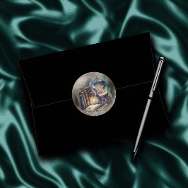 ウィッチリー | パステルスペルブックトームズアンドクリスタルボール ラウンドシール