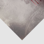 ウィッチリー | 赤と金ゴールドの点滴を持つハート 薄葉紙 (詳細)