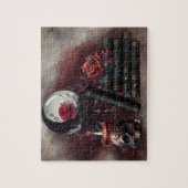 ウィッチリー | 魔法アイテムスペルブックとクリスタルボール ジグソーパズル (縦)