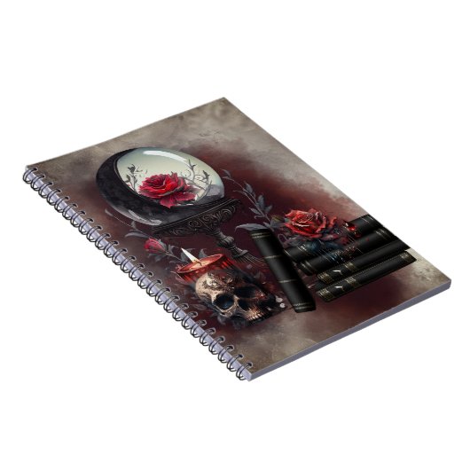 ウィッチリー | 魔法アイテムスペルブックとクリスタルボール ノートブック (右側)