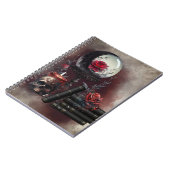 ウィッチリー | 魔法アイテムスペルブックとクリスタルボール ノートブック (左側)