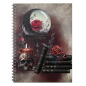 ウィッチリー | 魔法アイテムスペルブックとクリスタルボール ノートブック (正面)