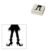 ウィッチレッグシルエットアートスタンプ ラバースタンプ (押印)