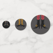 ウィッチレッグハロウィーン |お洒落 | コンフェッティ (裏面)