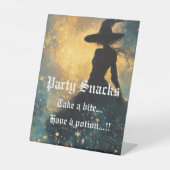 ウィッチングアワーハローウィンパーティスナック 台座サイン (正面)