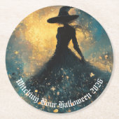 ウィッチングアワーハローウィンパーティ ラウンドペーパーコースター (正面)