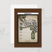 ウィッチングアワーパーティー招待状 招待状 (正面/裏面)