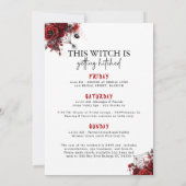 ウィッチングゴシックバチェロレッテ 招待状 (裏面)