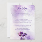 ウィッチングゴシック様式のバチェロレッテ日程 招待状 (裏面)