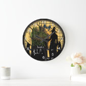 ウィッチング時間が始まる – ハロウィーン ラージ壁時計 (ホーム)
