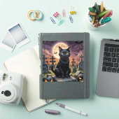 ウィッチング時間のヒゲ – Black Cat シール (iPadカバー)