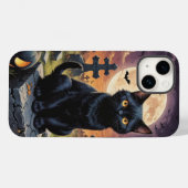 ウィッチング時間のヒゲ – Black Cat Case-Mate iPhoneケース (裏面 (横))