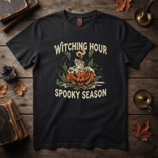 ウィッチング・アワー スプーキー・シーズン ハロウィン・パンプキン Tシャツ