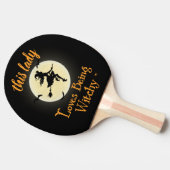 ウィッチーが大好き 卓球ラケット (横)