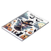 ウィッチーで可愛いスパイラルフォトノートブック ノートブック (左側)