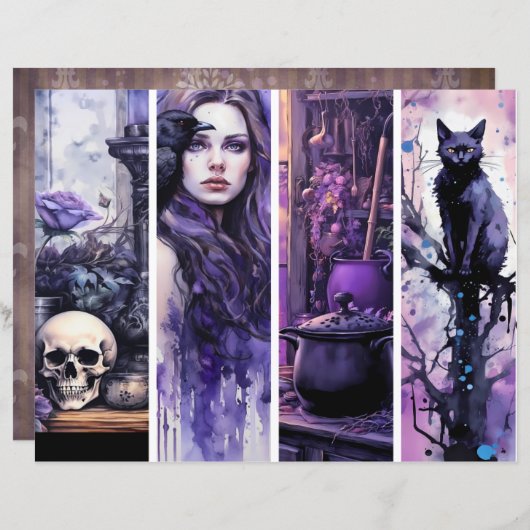 ウィッチーなウィムシー・ブックマーク (正面/裏面)