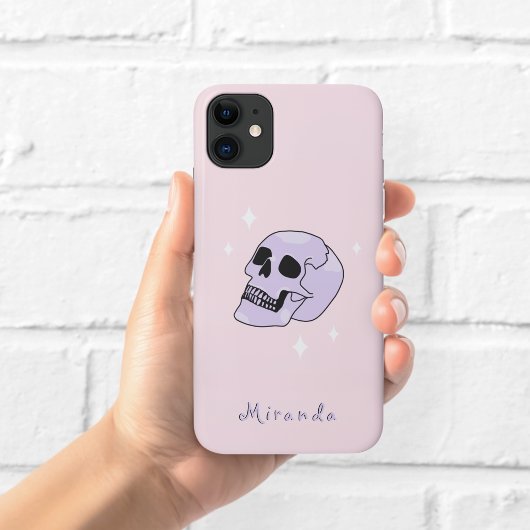 ウィッチーなドクロのピンクスマホケース Case-Mate iPhoneケース