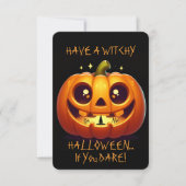 ウィッチーなハロウィンを 招待状 (正面)
