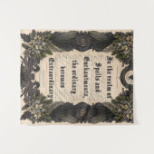 ウィッチーな美学の寝室 タペストリー (正面(横))