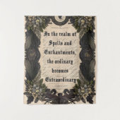 ウィッチーな美学の寝室 タペストリー (正面)