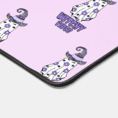 "ウィッチーな雰囲気"ハロウィーンウィッチ幽霊パープル デスクマット (コーナー)