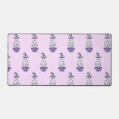 "ウィッチーな雰囲気"ハロウィーンウィッチ幽霊パープル デスクマット (正面)