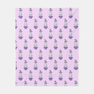 "ウィッチーな雰囲気"ハロウィーンウィッチ幽霊パープル フリースブランケット