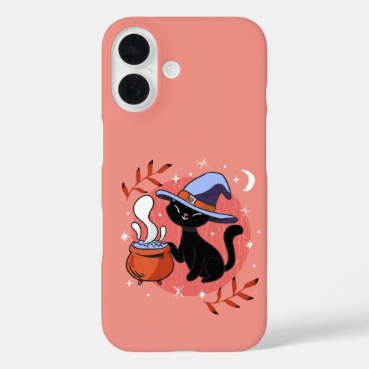 ウィッチーな黒猫 Case-Mate iPhoneケース (裏面)