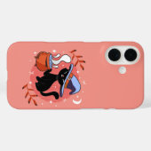 ウィッチーな黒猫 Case-Mate iPhoneケース (裏面 (横))