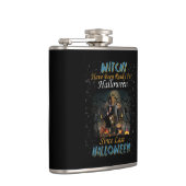ウィッチーはハロウィーンの準備ができている フラスク (右)