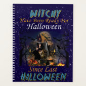 ウィッチーはハロウィーンの準備ができている プランナー手帳 (正面)