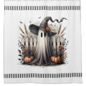 ウィッチーウェルカム – 秋の魔法アットザフェンス シャワーカーテン (正面)