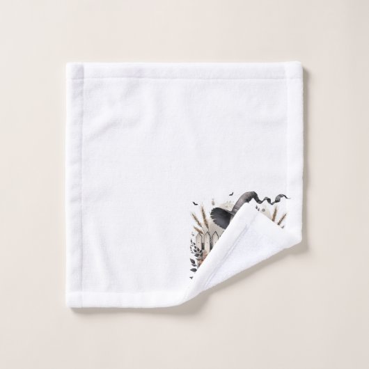 ウィッチーウェルカム – 秋の魔法アットザフェンス バスタオルセット (ウォッシュタオル)