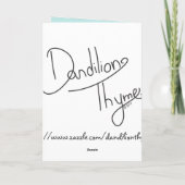 ウィッチーウェンディハッピーバースデーグリーティングカード カード (裏面)