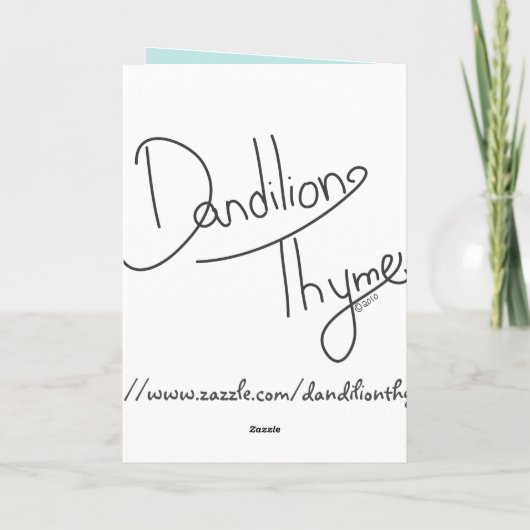 ウィッチーウェンディハッピーバースデーグリーティングカード カード (裏面)