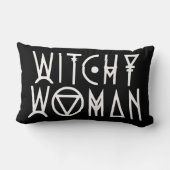 ウィッチーウーマンハロウィーンゴシックデコールウィッチ ランバークッション (裏面)