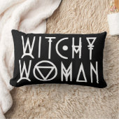 ウィッチーウーマンハロウィーンゴシックデコールウィッチ ランバークッション (ブランケット)