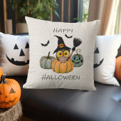 ウィッチーオウル ハッピーハロウィン クッション