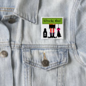 ウィッチーガールハロウィーンTシャツ&ギフト 缶バッジ (インサイチュ)