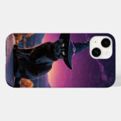 ウィッチーキャットハロウィーンティー Case-Mate iPhoneケース (裏面 (横))