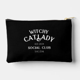 ウィッチーキャットレディーソーシャルカスタムクラブブラック アクセサリーポーチ